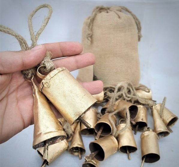 Maritime Treasures 100 PCS Handmade Vintage Rustic Lucky Tin Cone ...