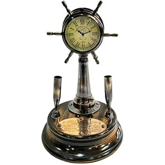 Maritime Treasures 11 Inches Brass Telegraph Ship telegraph Nautical Maritime Ship Engine order Decorative Collectible Table Décor office Décor TG-01