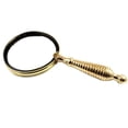 thumbnail image 1 of Maritime Treasures Classic Nautical Designer Gold Magnifying Glasses Handheld Decorative Brass Magnifier Glass Made of Metal and Alloy, 1 of 4