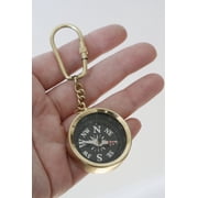 Maritime Treasures Personalized Brass Compass Keychain,Personalized Keychain,Custom Keychain,coordinates keychain longitude latitude keychain
