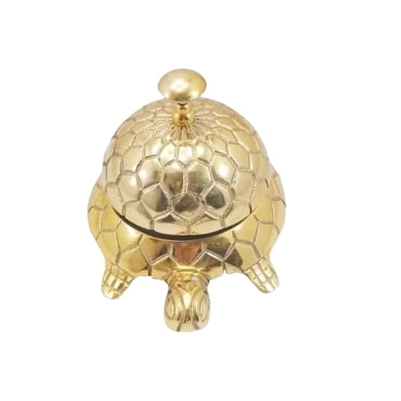 Maritime Treasures Desk Bell, Decorative Brass Turtle, Other