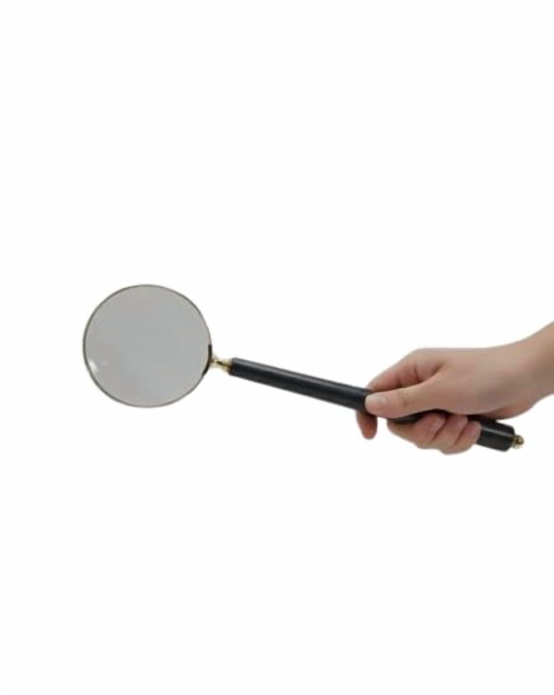 Maritime treasures Handheld Magnifying Glass for Reading | Classic Glass Lens Magnifier with Handle