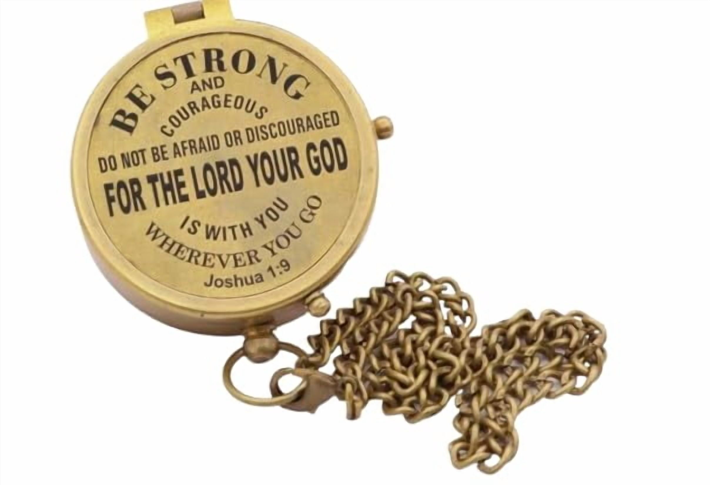 Maritime treasures  Vintage Brass Navigation Compass with Quote | Engraved Compass for Men & Women | Gift for Him or Her