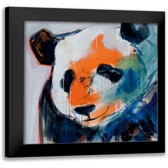 Maritz, Angela 15x15 Black Modern Framed Museum Art Print Titled - Call Me Pand