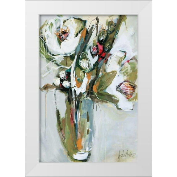 Maritz, Angela 17x24 White Modern Wood Framed Museum Art Print Titled - Blooming in November