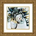 thumbnail image 1 of Maritz, Angela 26x26 Gold Ornate Wood Framed with Double Matting Museum Art Print Titled - Nightingale Blooms, 1 of 4