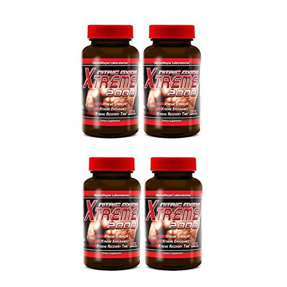 Maritzmayer Labs Nitric Oxide Xtreme 2000, Nitric Oxide Booster, 4 Ct