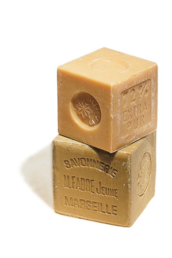 Marseille Soap for the Laundry 400g Set-2 , Palm Oil Free Vegetable Oil, Cube No-Packaging