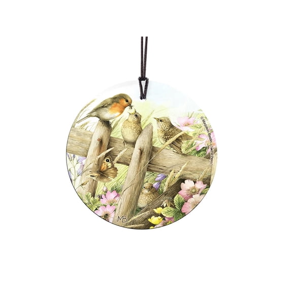 Marjolein Bastin (Baby Birds) StarFire Prints™ Hanging Glass Print SPCIR676