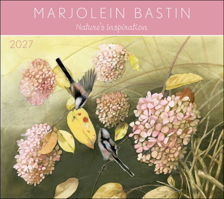 Marjolein Bastin Nature's Inspiration 2027 Deluxe Wall Calendar with Print, (Paperback)