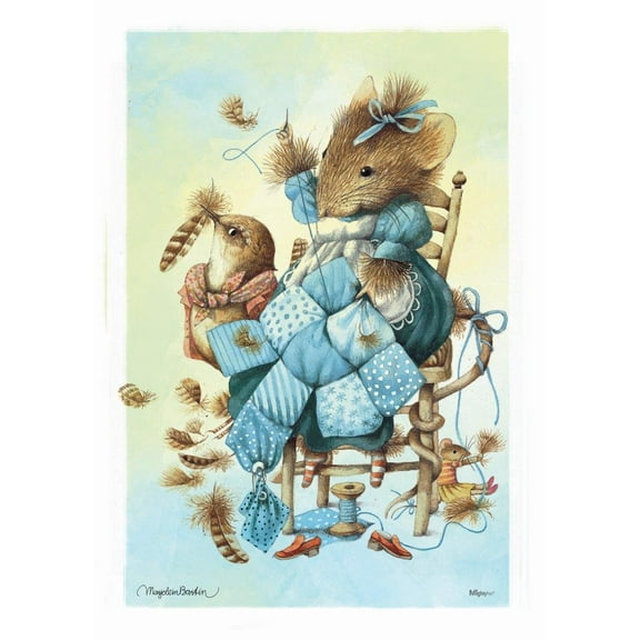 Marjolein Bastin (Vera the Mouse and the Sewing Quilt) MightyPrint Wall Art