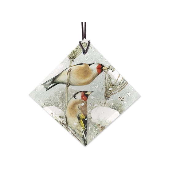 Marjolein Bastin (Winter Birds) StarFire Prints™ Hanging Glass Print SPSQU682