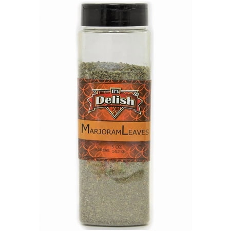 Marjoram Leaves by Its Delish, 5 Oz. Large Jar