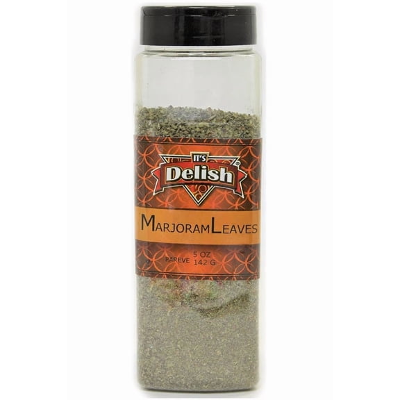 Marjoram Leaves by Its Delish, 5 Oz. Large Jar