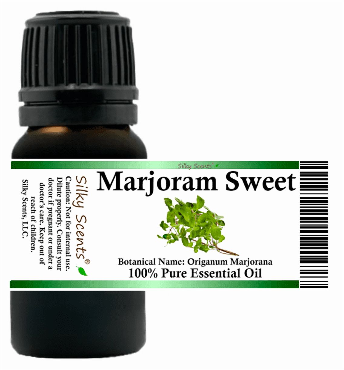 Marjoram Sweet Essential Oil 1 fl oz (30 ml) - 100% Pure and Natural by Silky Scents