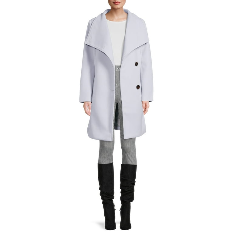 Asymmetrical belted maxi wool cheap coat