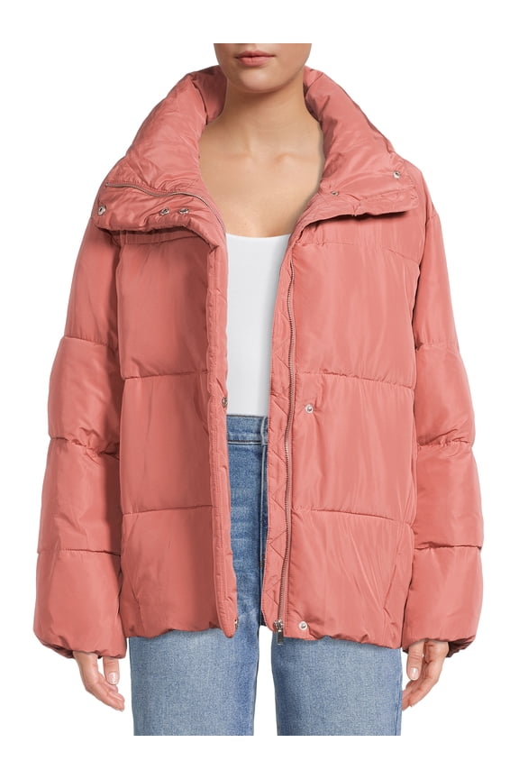 Women's Oversized Cropped Puffer Coat