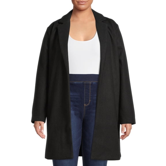 Mark Alan Women's Plus Size Single-Breasted Belted Peacoat