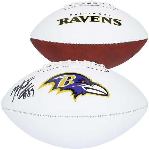 Mark Andrews Baltimore Ravens Autographed Franklin White Panel Football - Fanatics Authentic Certified
