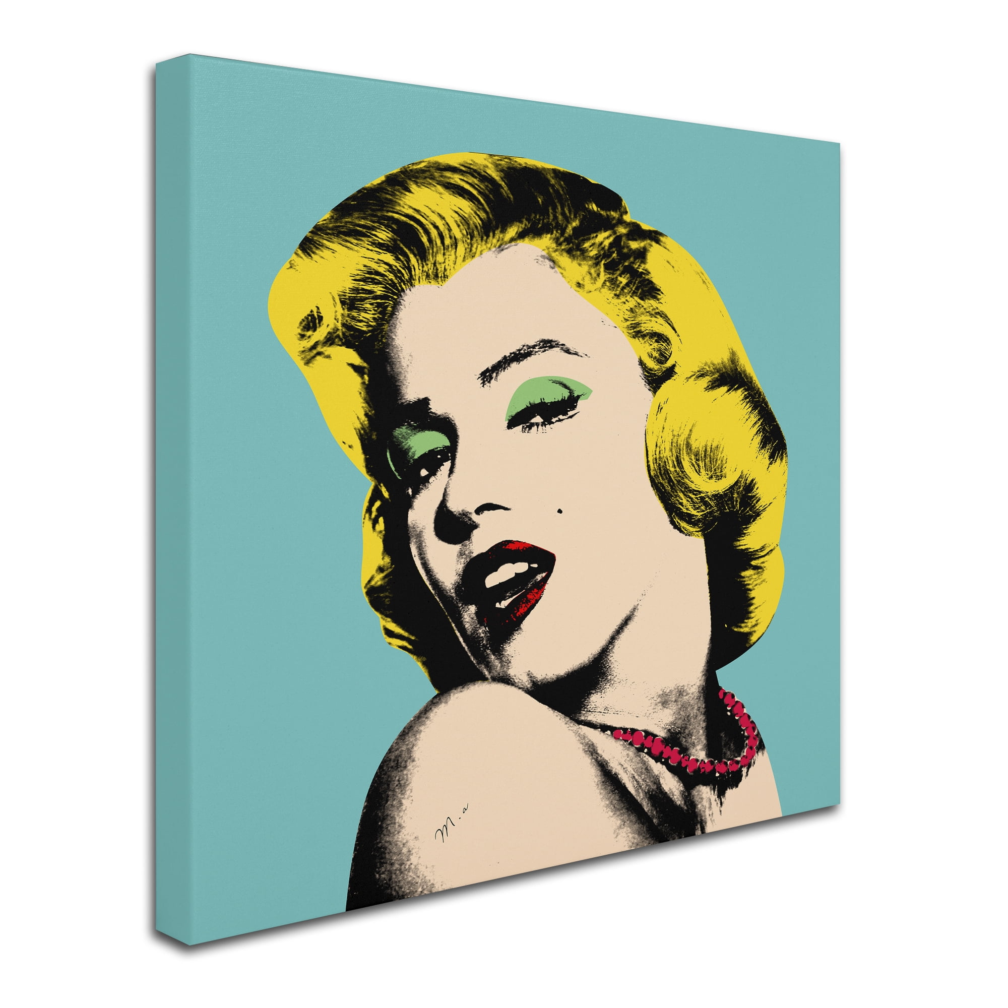 Mark Ashkenazi Colorful Celebrity Portrait Canvas Art, 24 x 24 Inches