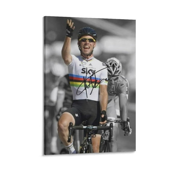 Mark Cavendish Canvas Poster Room Aesthetic Poster Print Art Wall Painting Canvas Posters Gifts Modern Bedroom Decor 12x18inch(30x45cm)