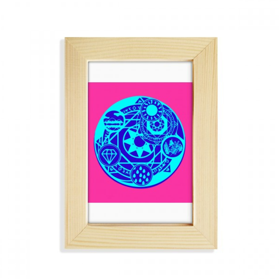 Mark Combination Desktop Display Photo Frame Picture Art Painting 5x7 inch