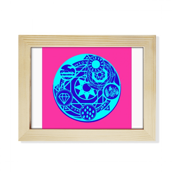 Mark Combination Desktop Photo Frame Picture Art Decoration Painting 6x8 inch