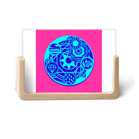 Mark Combination Photo Wooden Photo Frame Tabletop Display