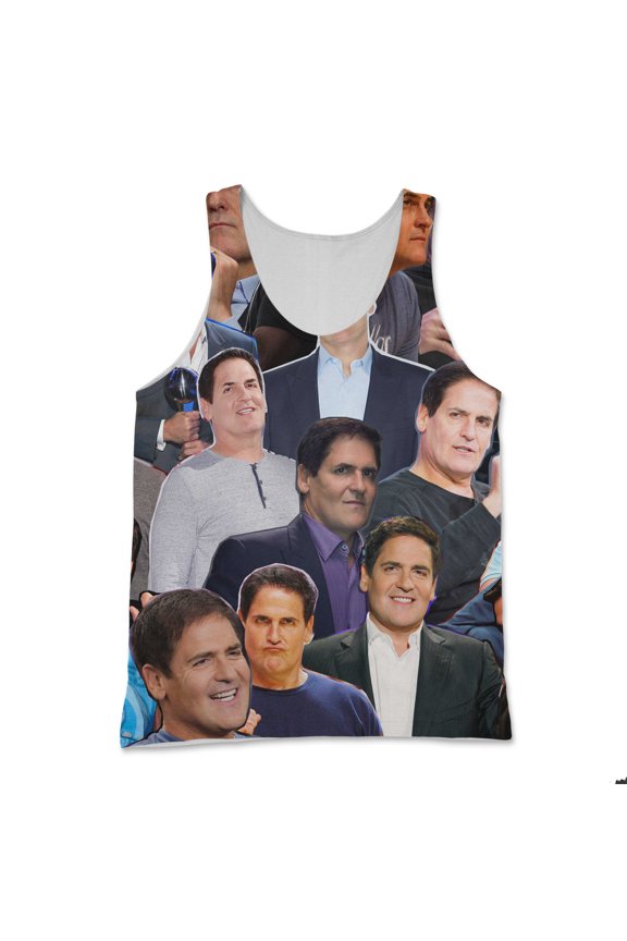 Mark Cuban Photo Collage Tank Top