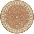 thumbnail image 1 of Mark&Day Wool Rugs, 10ft Round Paris Traditional Burnt Orange Area Rug, Orange Beige Carpet for Living Room, Bedroom or Kitchen (9'9" Round), 1 of 7