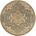 thumbnail image 1 of Mark&Day Wool Rugs, 10ft Round Roblin Traditional Medium Gray Area Rug, Brown Blue Beige Carpet for Living Room, Bedroom or Kitchen (9'9" Round), 1 of 8