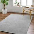 thumbnail image 1 of Mark&Day Area Rugs, 10x10 Jett Solid and Border Light Gray Square Area Rug, Grey Carpet for Living Room, Bedroom or Kitchen (10' Square), 1 of 5