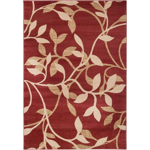 Mark&Day Area Rugs, 10x13 Sedgewick Traditional Tan Area Rug, Red Brown Beige Carpet for Living Room, Bedroom or Kitchen (9'10" x 12'10")