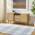thumbnail image 1 of Mark&Day Area Rugs, 10x14 Alessia Cottage Sky Blue/Ivory Area Rug, Blue Ivory Carpet for Living Room, Bedroom or Kitchen (10' x 14'), 1 of 5