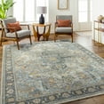 thumbnail image 1 of Mark&Day Area Rugs, 10x14 Brianne Traditional Ivory/Charcoal Area Rug, Ivory Grey Orange Carpet for Living Room, Bedroom or Kitchen (10' x 14'), 1 of 2