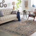 thumbnail image 1 of Mark&Day Area Rugs, 10x14 Rullen Traditional Dark Brown Area Rug, Blue Beige Brown Carpet for Living Room, Bedroom or Kitchen (10' x 14'), 1 of 2