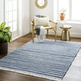thumbnail image 1 of Mark&Day Area Rugs, 10x14 Smerp Modern Denim Area Rug, Blue White Ivory Carpet for Living Room, Bedroom or Kitchen (10' x 14'), 1 of 6