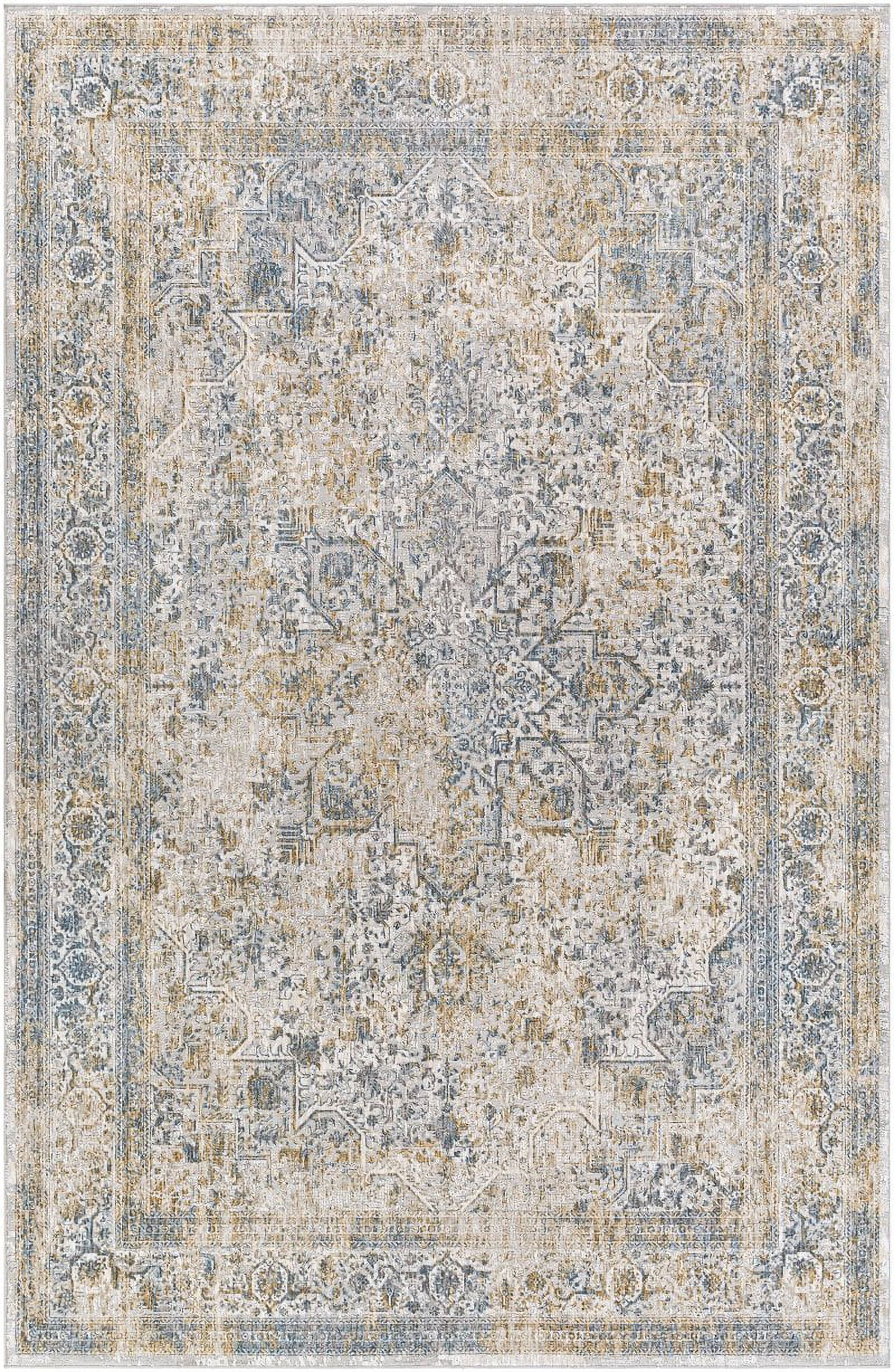 Mark&Day Area Rugs, 12x15 Doonheide Traditional Aqua Area Rug (12' x 15