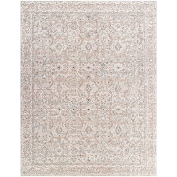 Mark&Day Area Rugs, 12x15 Trenna Traditional Light Silver Area Rug, Silver Ash Carpet for Living Room, Bedroom or Kitchen (12' x 15')