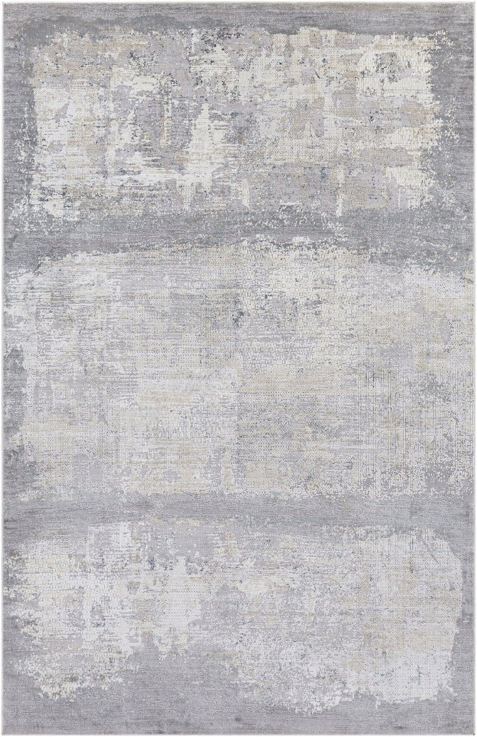 Mark&Day Area Rugs, 12x15 Volkel Modern Medium Gray Area Rug (12' x 15