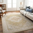 thumbnail image 1 of Mark&Day Area Rugs, 3x10 Atalissa Traditional Olive Runner Area Rug, Green Ivory Brown Carpet for Hallway, Kitchen, Bedroom or Living Room (2'7" x 10' Runner), 1 of 6