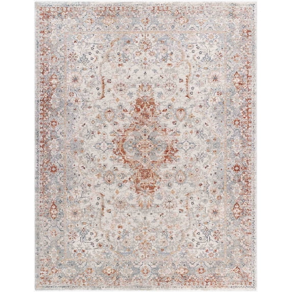 Mark&Day Area Rugs, 2x3 Cha Traditional Cream Area Rug, Cream Beige Blue Carpet for Living Room, Bedroom or Kitchen (2' x 2'11")