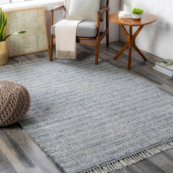 Mark&Day Area Rugs, 2x3 Dijkum Modern Medium Gray Area Rug, Grey Blue Carpet for Living Room, Bedroom or Kitchen (2' x 3')