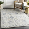 thumbnail image 1 of Mark&Day Area Rugs, 2x3 Geelbroek Traditional Bright Blue Area Rug, Navy Grey Beige Carpet for Living Room, Bedroom or Kitchen (2' x 2'11"), 1 of 7