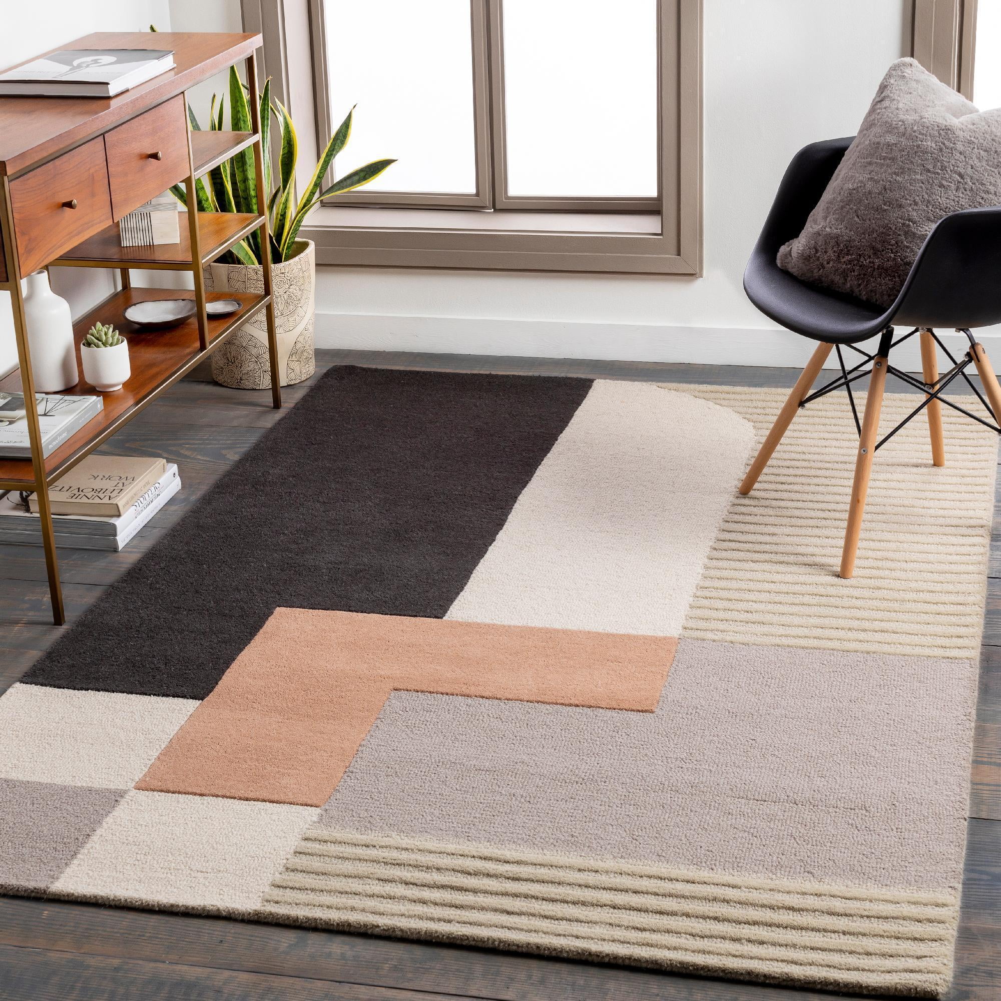 Mark&Day Area Rugs, 2x3 Halte Modern Taupe Area Rug (2' x 3') - Walmart.com