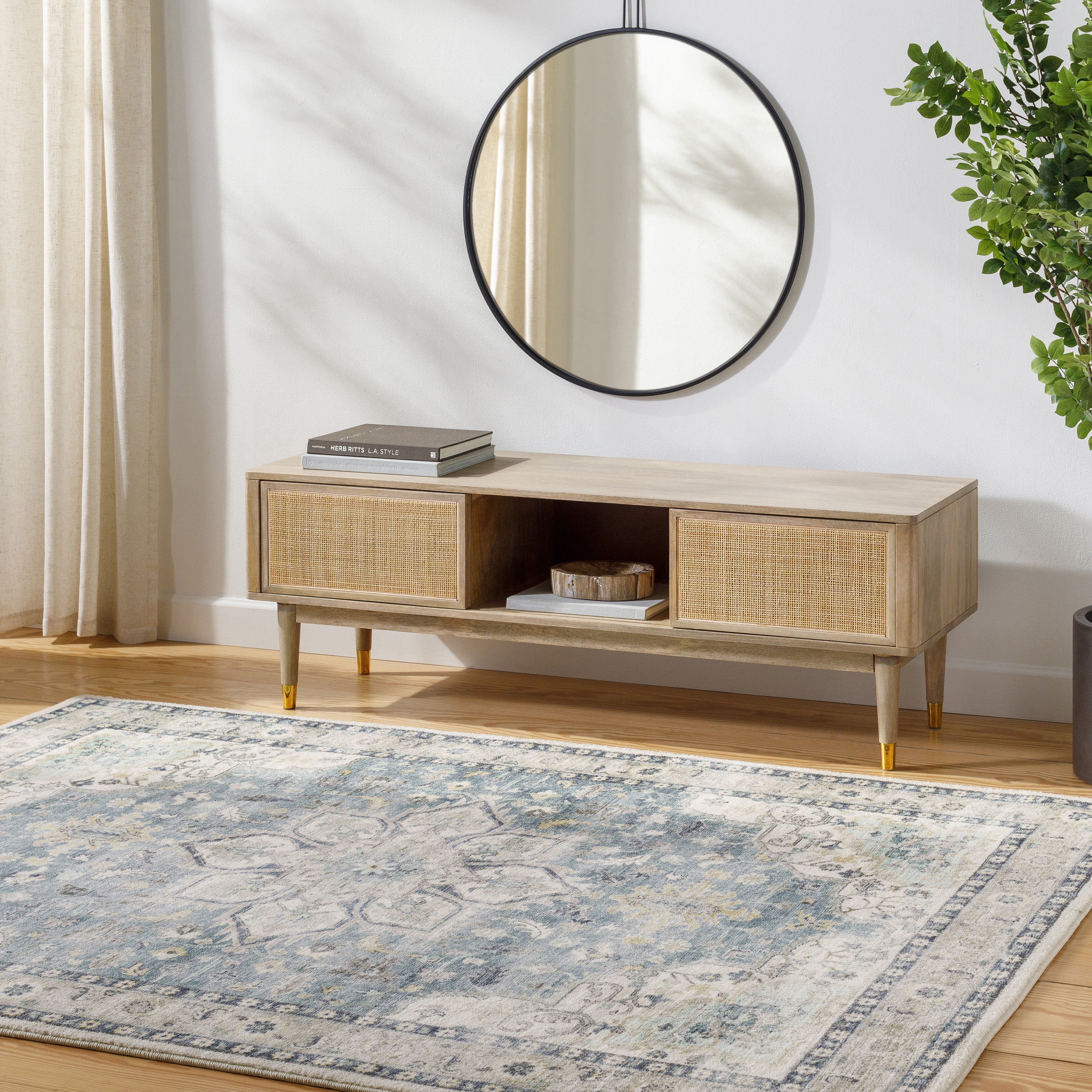 Mark&Day Area Rugs, 2x3 Heiereind Traditional Navy Area Rug (2' x 2'11 ...