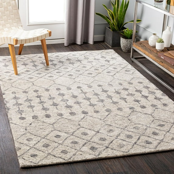 Mark&Day Area Rugs, 2x3 Hoeve Global Light Gray Area Rug (2' x 3')