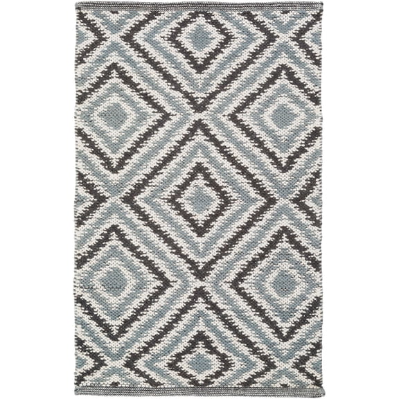 Mark&Day Wool Rugs, 2x3 Holyoke Modern Pewter & Jet Black Area Rug, Beige Grey Black Carpet for Living Room, Bedroom or Kitchen (2' x 3')