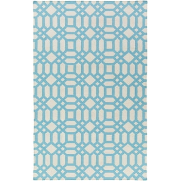 Mark&Day Area Rugs, 2x3 Koyukuk Modern Beige Blue Area Rug (2' x 3')
