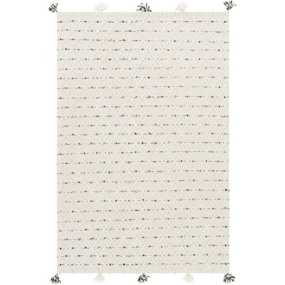 Mark&Day Area Rugs, 2x3 Mansfield Global Ivory Area Rug, Grey Black White Carpet for Living Room, Bedroom or Kitchen (2' x 3')